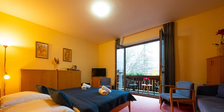 Pobyt v srdci Tatranské Lomnice: penzion se snídaní, privátní wellness