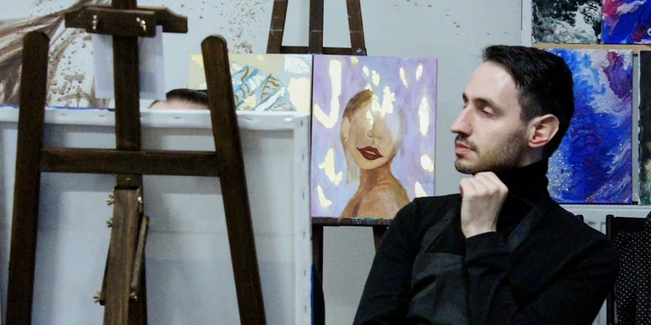 Art rande: romantický workshop malování akrylem i s lahví sektu a občerstvením