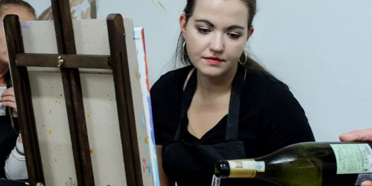 Art rande: romantický workshop malování akrylem i s lahví sektu a občerstvením
