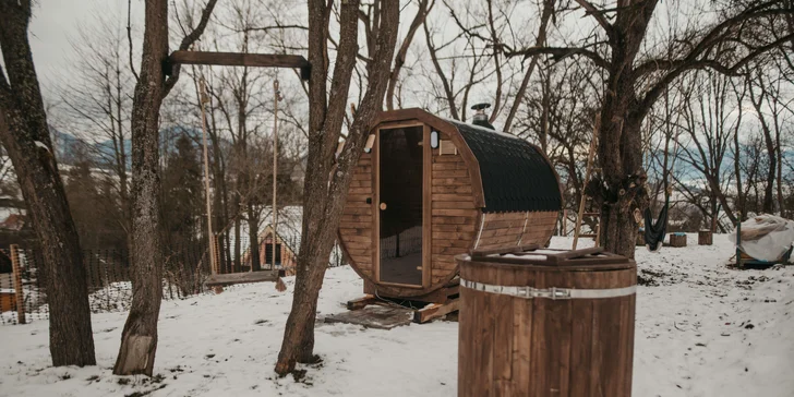 Moderní dřevěné chatky kousek od Liptovské Mary: spousta aktivit v okolí i nádherná příroda