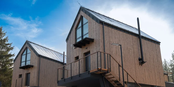 Moderní dřevěné chatky kousek od Liptovské Mary: spousta aktivit v okolí i nádherná příroda