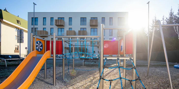 Moderní apartmány v centru Bešeňové: kousek aquapark Bešeňová, Tatralandia či Liptovská Mara