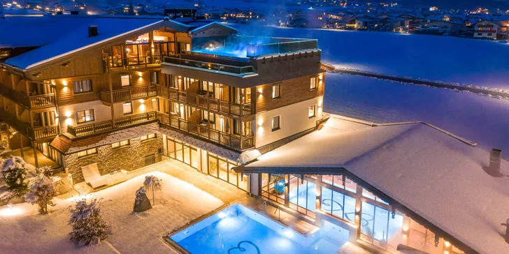 Krásný hotel v Tyrolsku: polopenze plus, neomezený wellness s infinit bazénem a výlety i lyže