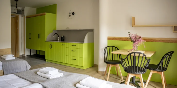 Polské Beskydy: moderní apartmány, snídaně a neomezený wellness