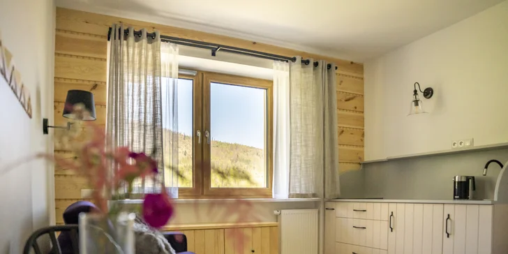 Polské Beskydy: moderní apartmány, snídaně a neomezený wellness