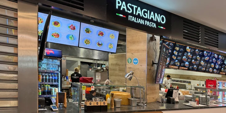 Vouchery na 300–1 000 Kč na cokoliv v italském bistru Pastagiano