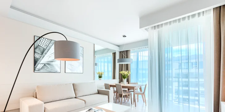 5* luxus u Baltu: moderní apartmány přímo u moře, varianta se snídaní i pobyt pro dvě děti zdarma