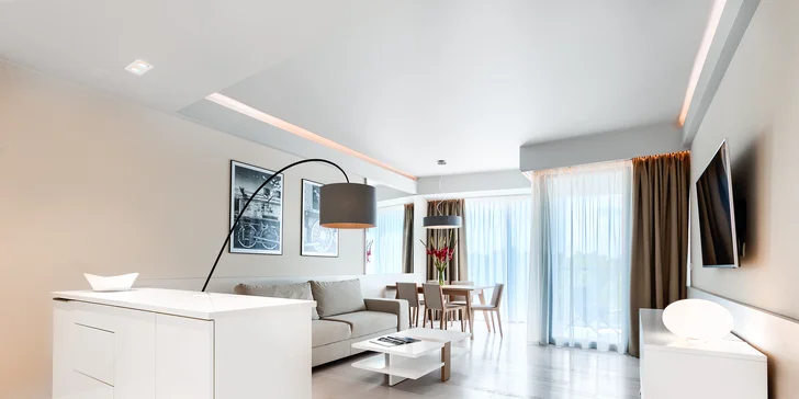 5* luxus u Baltu: moderní apartmány přímo u moře, varianta se snídaní i pobyt pro dvě děti zdarma