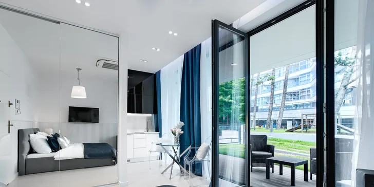 5* luxus u Baltu: moderní apartmány přímo u moře, varianta se snídaní i pobyt pro dvě děti zdarma