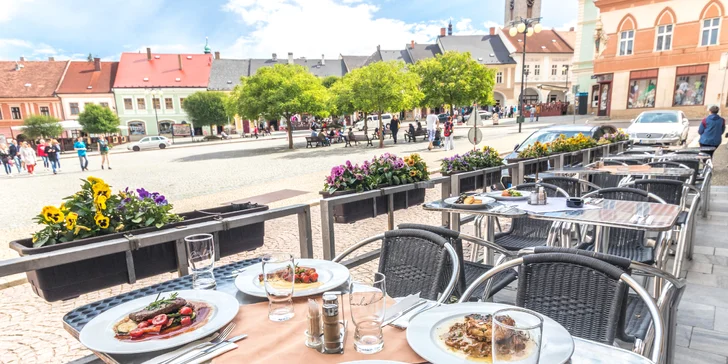 Vouchery na 500 nebo 1000 Kč do restaurace v centru Kutné Hory