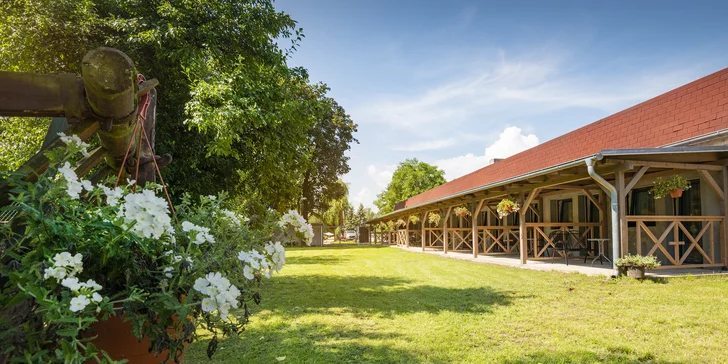Pobyt v Klášterci nad Ohří se snídaní, košem dobrot i projížďkou na koni