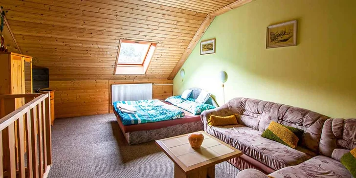 Jizerské hory: vybavené apartmány až pro 6 osob i bazén se slanou vodou