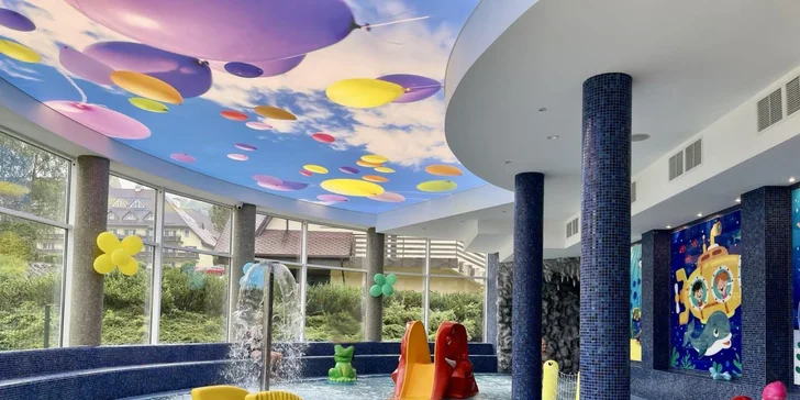 Pobyt ve Slezských Beskydech: hotel se super wellness a spoustou atrakcí pro děti, snídaně či polopenze