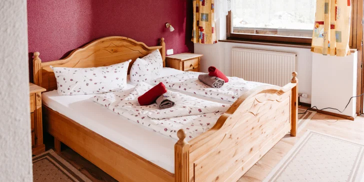 Dovolená v přírodě Tyrolských Alp se snídaní či polopenzí