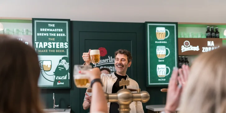 Staňte se mistrem výčepu: škola čepování v Pilsner Urquell Experience v Praze