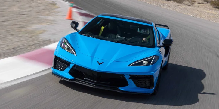 Jízda v Corvette C8 Convertible v Mostě, Brně, Hradci Králové nebo Sosnové