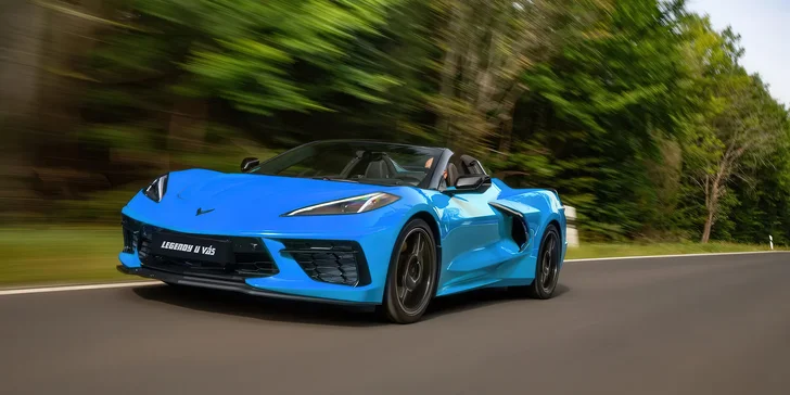 Jízda v Corvette C8 Convertible v Mostě, Brně, Hradci Králové nebo Sosnové
