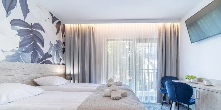 Prázdniny u pobřeží Baltu: resort 200 m od pláže, polopenze, neomezený wellness