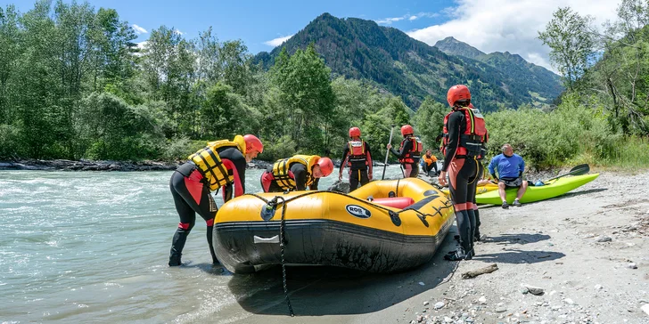 Adrenalin v Lienzských Dolomitech: víkendový rafting a canyoning