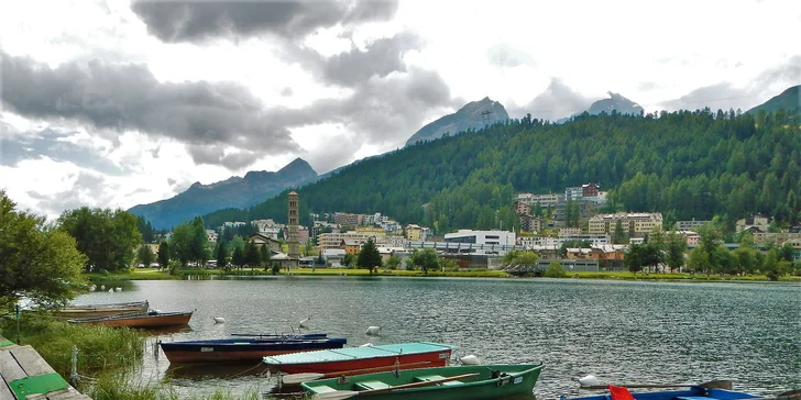 Švýcarské vrcholy, údolí Engadin a St. Moritz: 3 noci se snídaní, doprava tam i zpět, lanovky v ceně