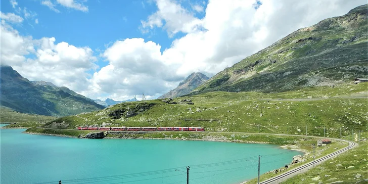 Švýcarské vrcholy, údolí Engadin a St. Moritz: 3 noci se snídaní, doprava tam i zpět, lanovky v ceně