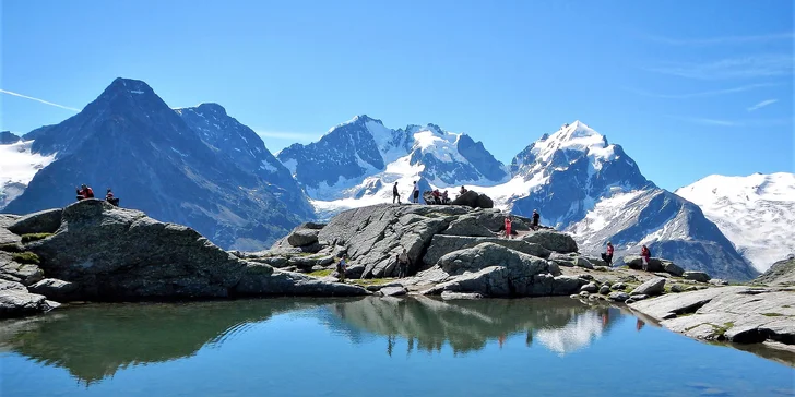 Švýcarské vrcholy, údolí Engadin a St. Moritz: 3 noci se snídaní, doprava tam i zpět, lanovky v ceně