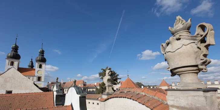 Pobyt v Telči v hotelu na náměstí: všední dny i víkendy, polopenze, víno i káva