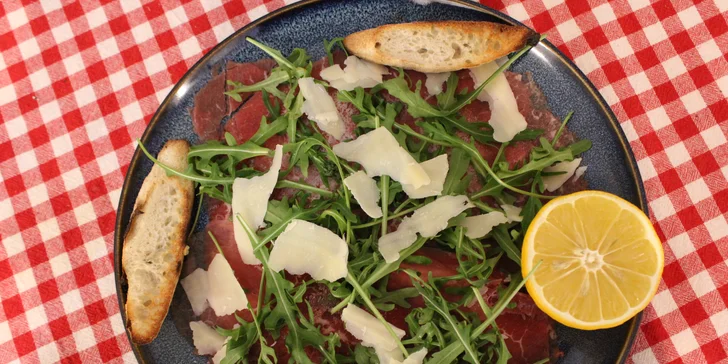 Otevřené vouchery na jídlo v italské restauraci na 300, 500 nebo 1000 Kč