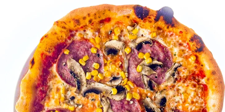 Pizza dle výběru pro 1 či 2 osoby: al pollo, prosciutto, sýrová i siciliana