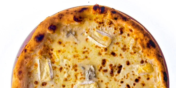 Pizza dle výběru pro 1 či 2 osoby: al pollo, prosciutto, sýrová i siciliana