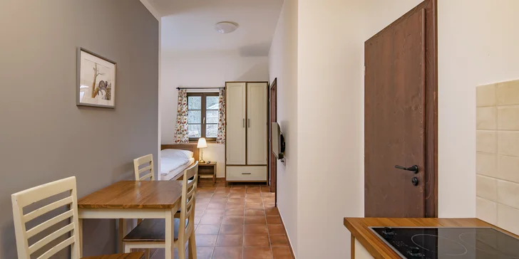 Útulné apartmány na Šumavě až pro 6 osob: snídaně i finská sauna