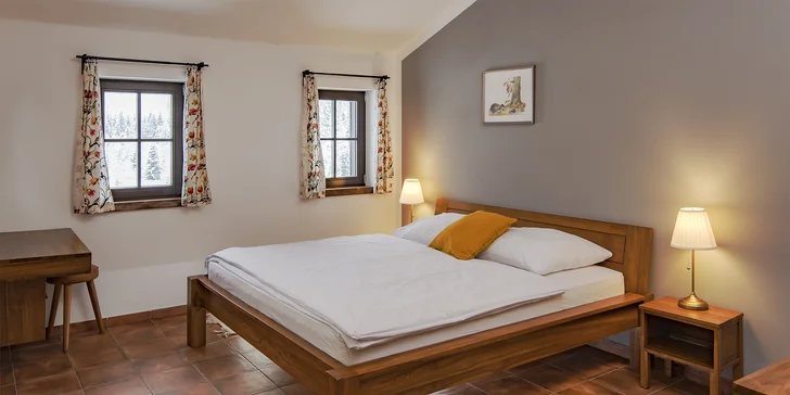 Útulné apartmány na Šumavě až pro 6 osob: snídaně i finská sauna