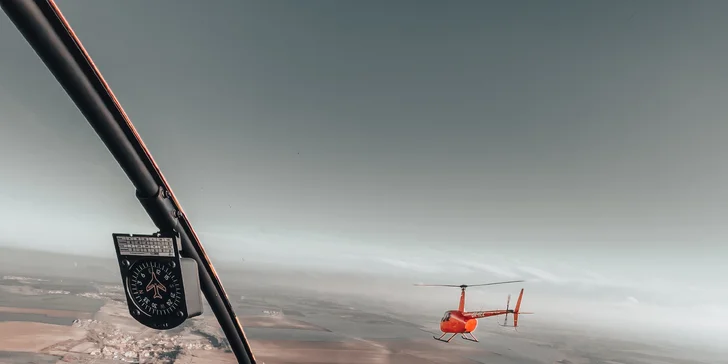 Let vrtulníkem R22 se zkouškou pilotáže v délce 24–60 min. pro 1 osobu