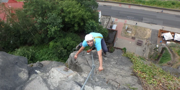 Skupinová via ferrata v Děčíně či v Saském Švýcarsku pro 1 nebo 3 osoby