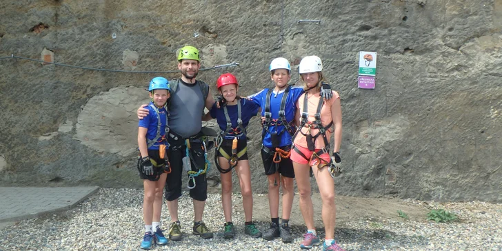 Skupinová via ferrata v Děčíně či v Saském Švýcarsku pro 1 nebo 3 osoby