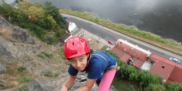 Skupinová via ferrata v Děčíně či v Saském Švýcarsku pro 1 nebo 3 osoby