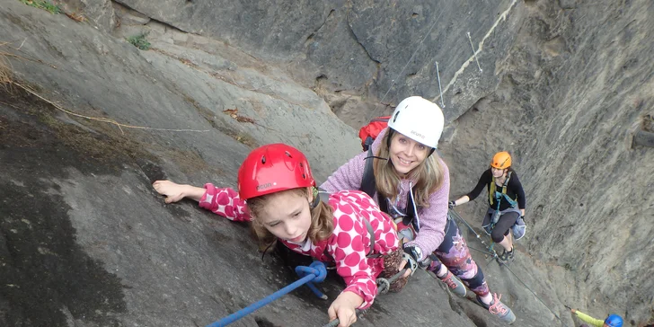 Skupinová via ferrata v Děčíně či v Saském Švýcarsku pro 1 nebo 3 osoby