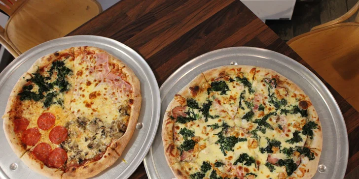 Pořádná italská dobrota: 1-2 pizzy o průměru 40 cm dle výběru ze spousty druhů