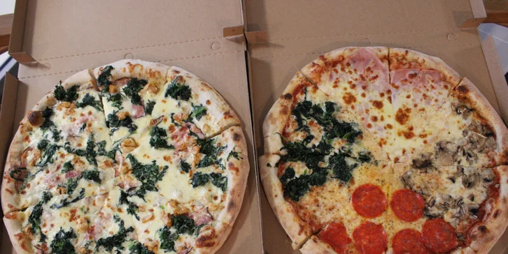 Otevřené vouchery v hodnotě 300-1000 Kč na všechny pizzy i nápoje
