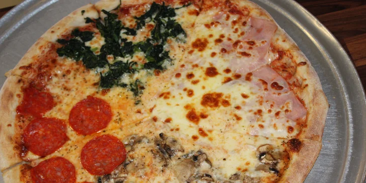 Otevřené vouchery v hodnotě 300-1000 Kč na všechny pizzy i nápoje