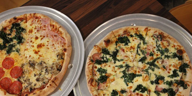 Otevřené vouchery v hodnotě 300-1000 Kč na všechny pizzy i nápoje