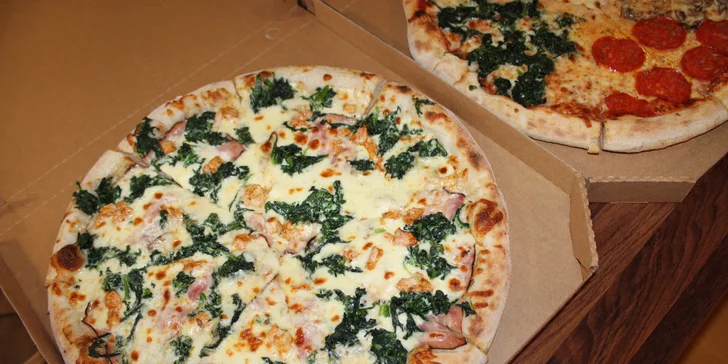 Otevřené vouchery v hodnotě 300-1000 Kč na všechny pizzy i nápoje