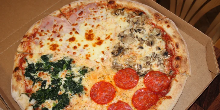 Otevřené vouchery v hodnotě 300-1000 Kč na všechny pizzy i nápoje