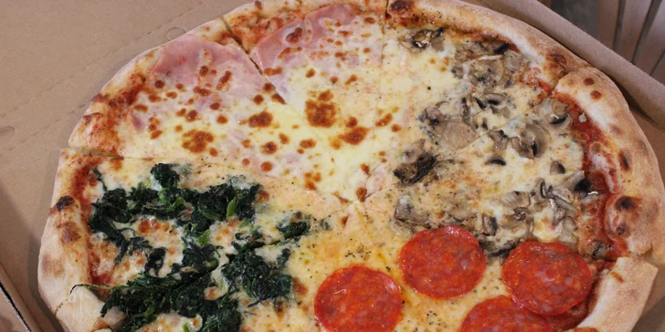 Otevřené vouchery v hodnotě 300-1000 Kč na všechny pizzy i nápoje