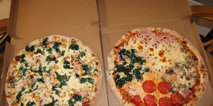 Otevřené vouchery v hodnotě 300-1000 Kč na všechny pizzy i nápoje