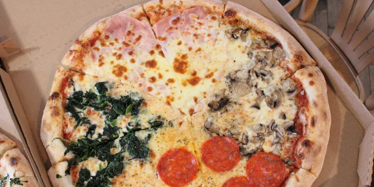 Otevřené vouchery v hodnotě 300-1000 Kč na všechny pizzy i nápoje