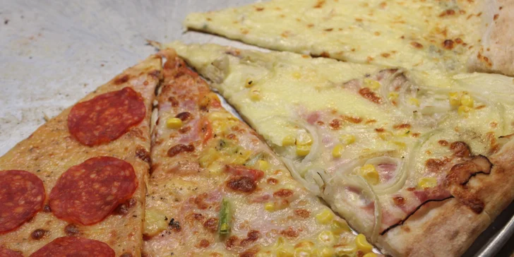 Otevřené vouchery v hodnotě 300-1000 Kč na všechny pizzy i nápoje