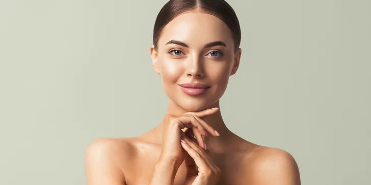 Komplexní kosmetické ošetření nebo péče Golden skin s kaviárem a zlatem