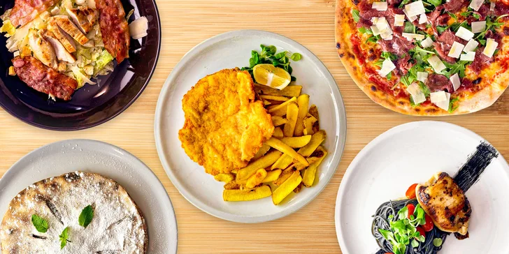 Otevřené vouchery na jídlo v italské restauraci na 300, 500 nebo 1000 Kč