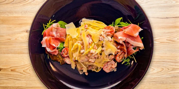 Otevřené vouchery na jídlo v italské restauraci na 300, 500 nebo 1000 Kč